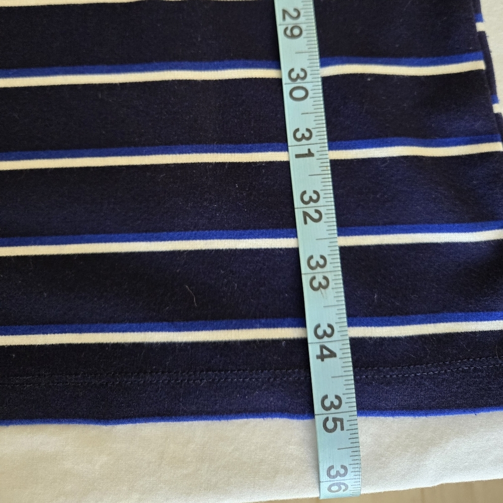 Tribal Navy & White Striped Square-Neck Mini Dress - Picture 11 of 11